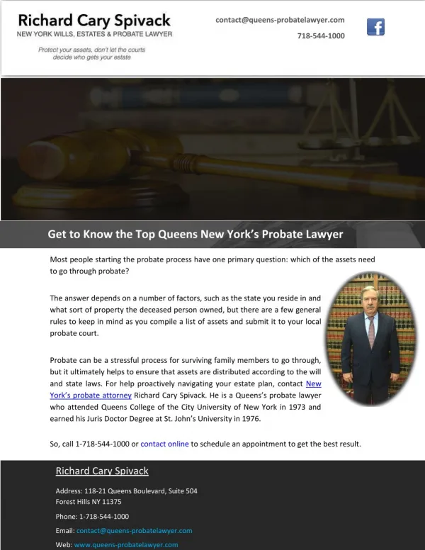 Get to Know the Top Queens New York’s Probate Lawyer