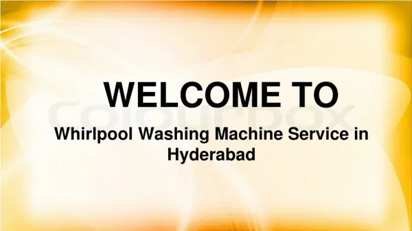whirlpool washing machine sevice center in hyderabad