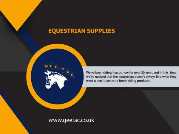 Cheap Equine Products Online: Geetac.co.uk