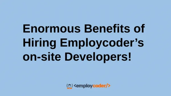 Hire on-site Developers-Employcoder
