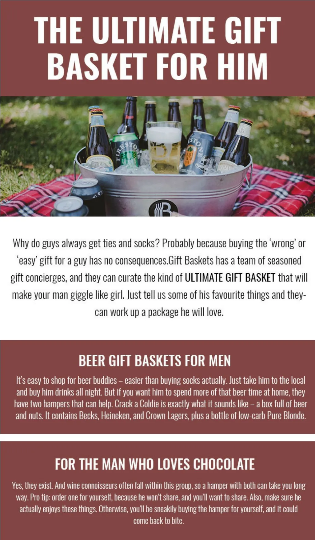 PPT - Searching Gift Hampers for Him in