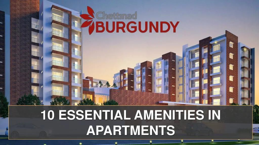 10 essential amenities in apartments