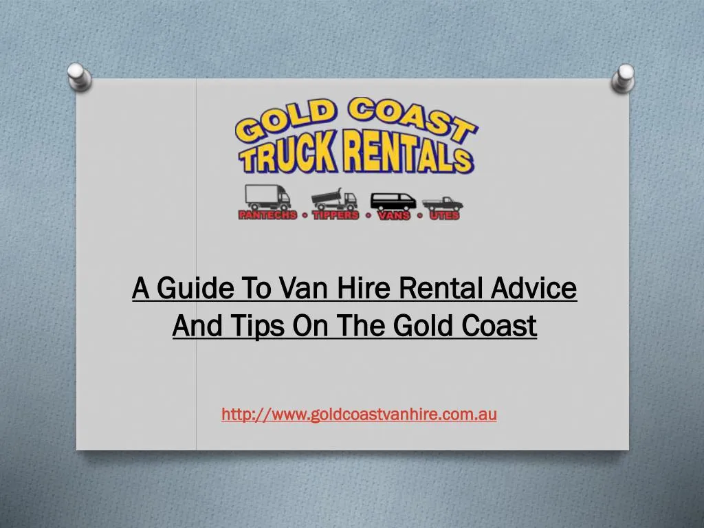 a guide to van hire rental advice and tips