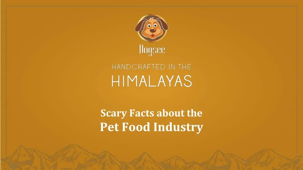 scary facts about the pet food industry