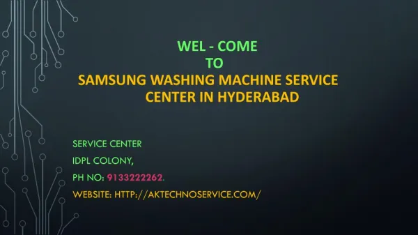 Samsung washing machine service centre in hyderabad