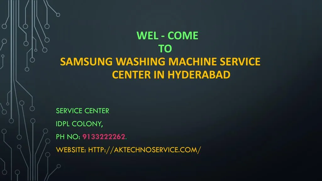 wel come to samsung washing machine service center in hyderabad