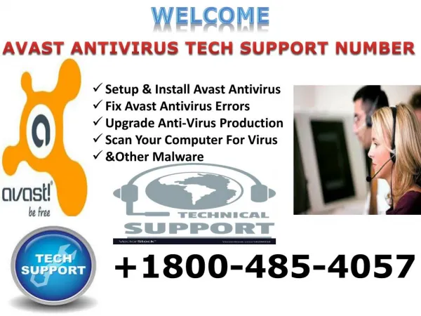 1800-485-4057 Avast Antivirus Customer Support Number