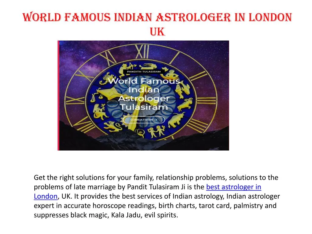 world famous indian astrologer in london uk