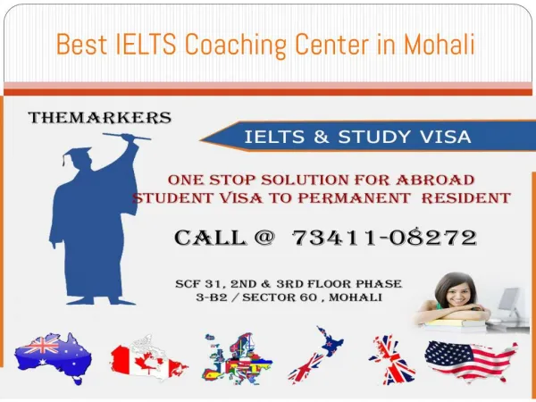 Best IELTS Coaching Centers in Mohali