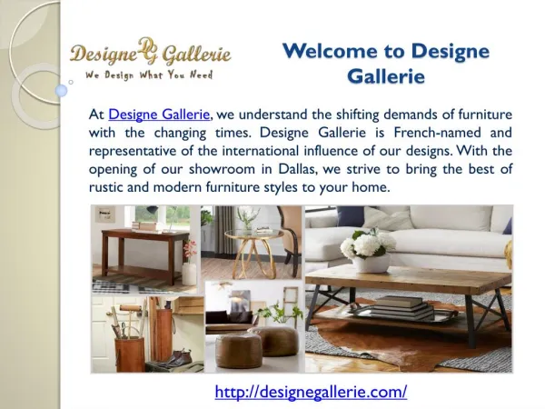 Designe Gallerie- Best Furniture Store in Dallas,TX