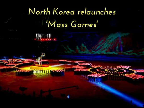 North Korea Mass Games 2018