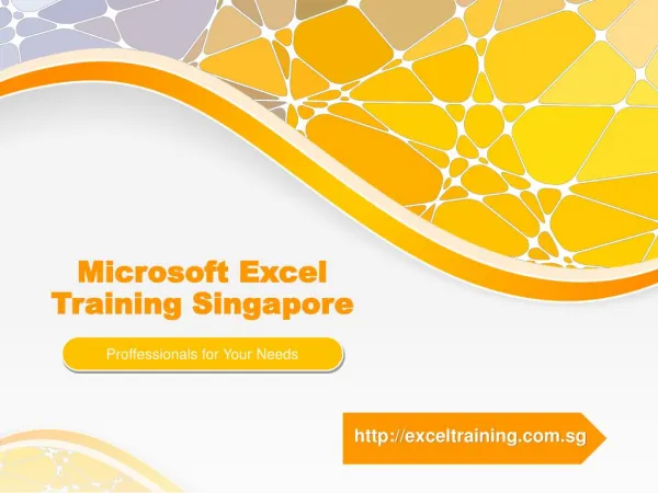Microsoft Excel Training Singapore - Basic & Advanced Course Details