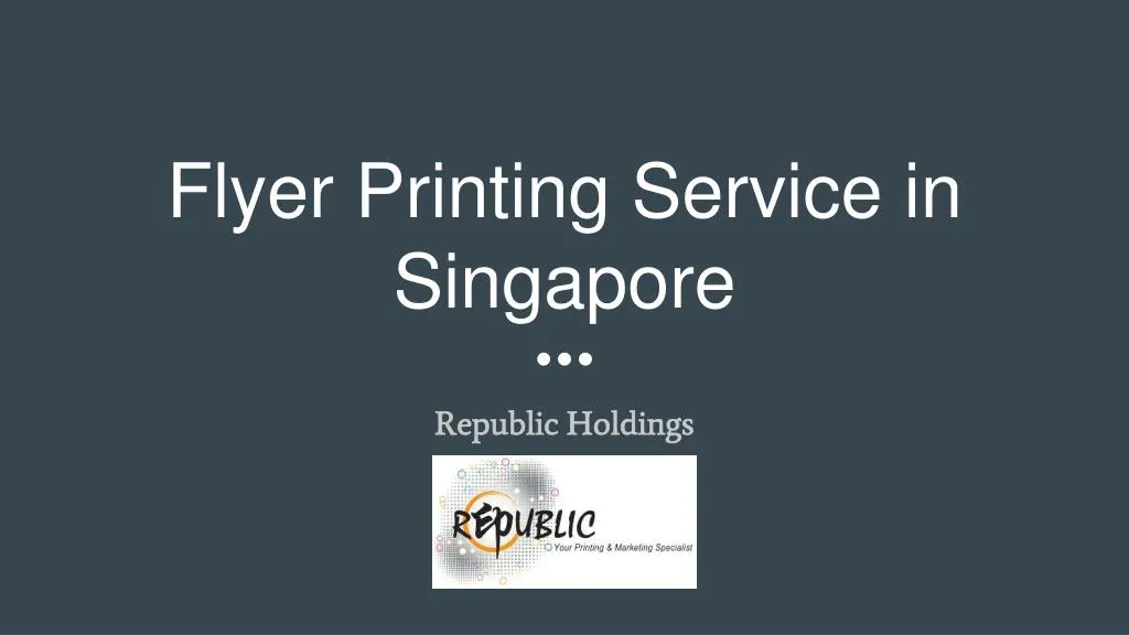 flyer printing service in singapore