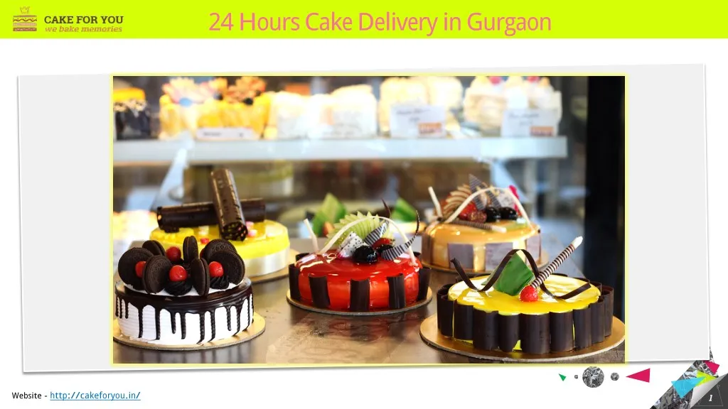 24 hours cake delivery in gurgaon