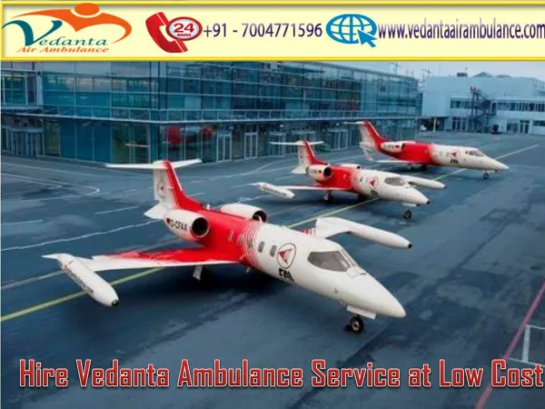 Hire Vedanta Air Ambulance Service in Amritsar Gives 100% Secures Transportation