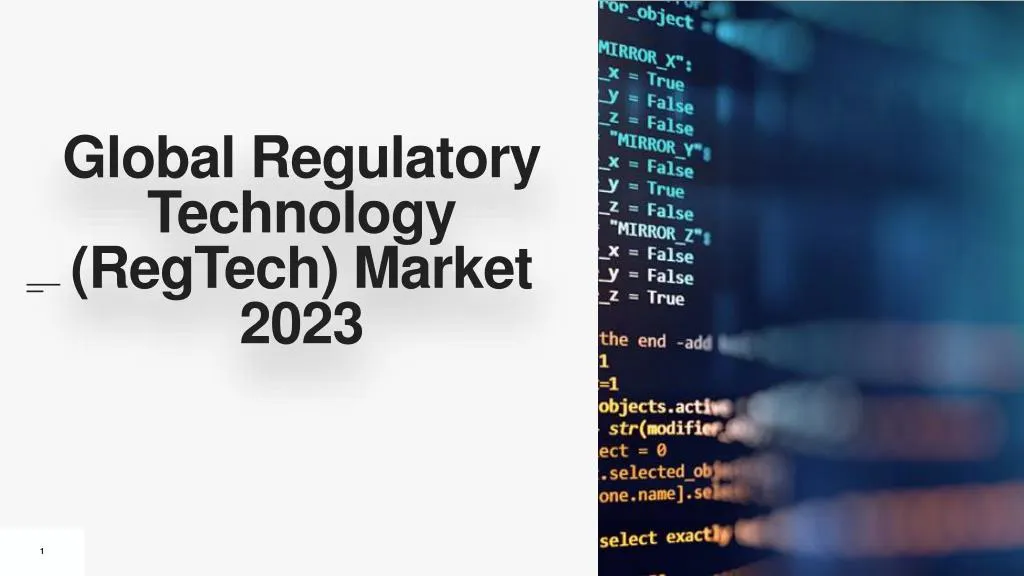 global regulatory technology regtech market 2023