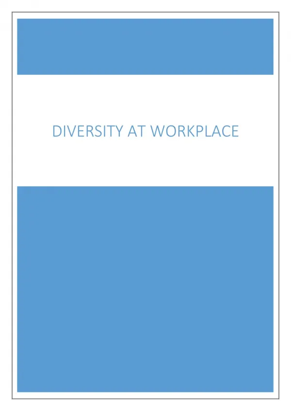 Challenges of Diversity in the Workplace | Diversity in the Workplace Articles