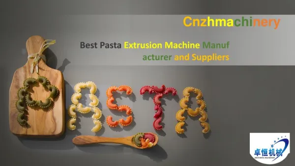pasta extrusion machine