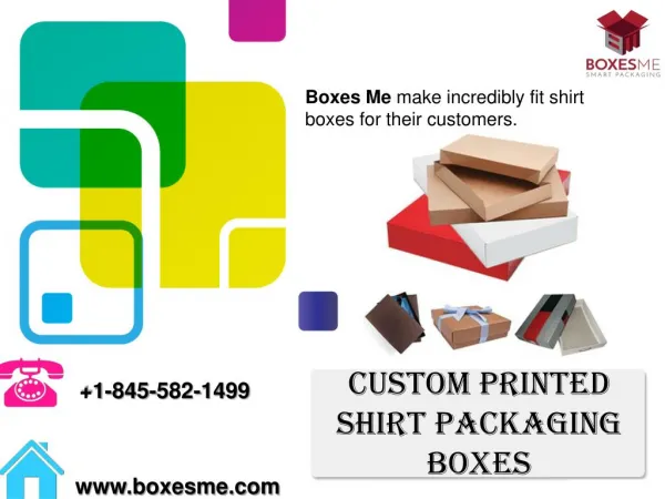 Custom Printed Shirt Packaging Boxes