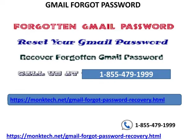 gmail forgot password
