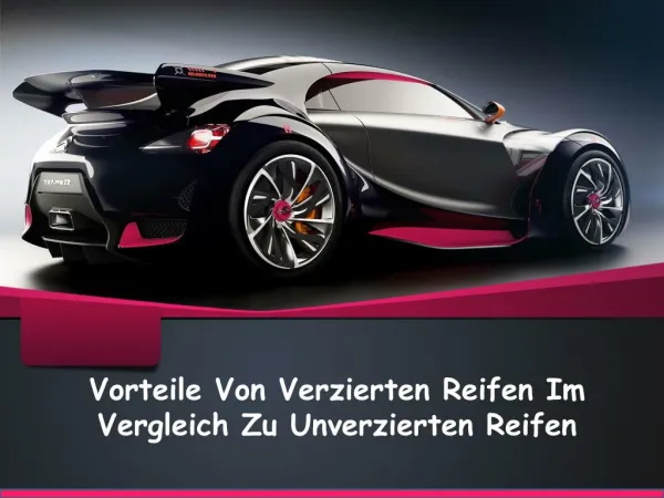 vorteile von verzierten reifen im vergleich zu unverzierten reifen