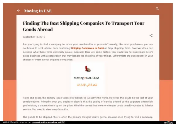 Finding The Best Shipping Companies To Transport Your Goods Abroad