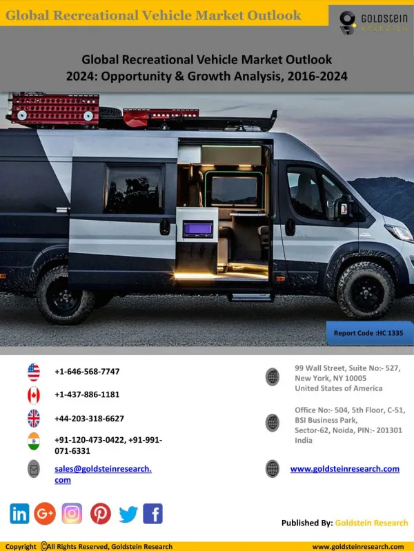 Recreational Vehicle (RV) Industry Report 2016-24