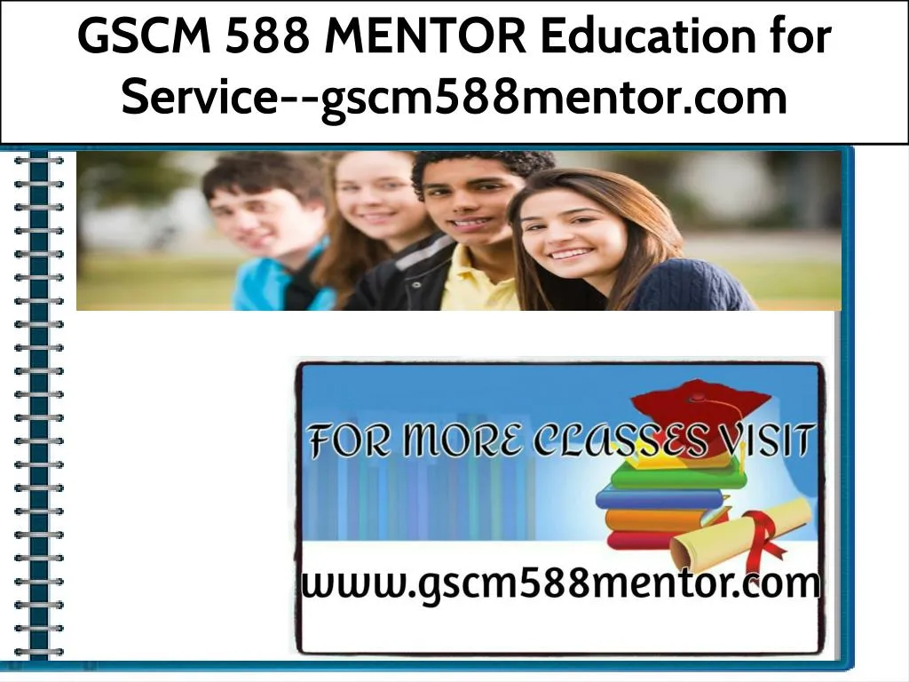 gscm 588 mentor education for service