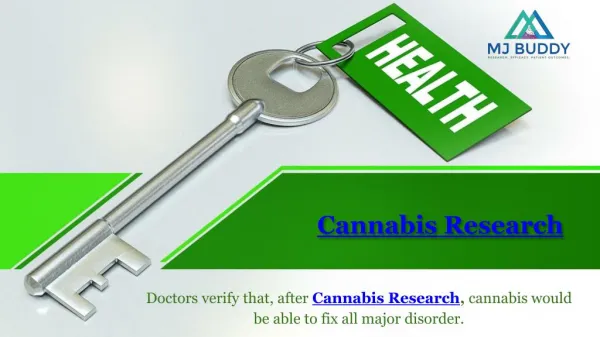Advance Cannabis Research | MJ Buddy