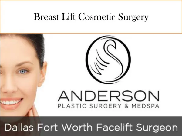 Breast Lift Cosmetic Surgery