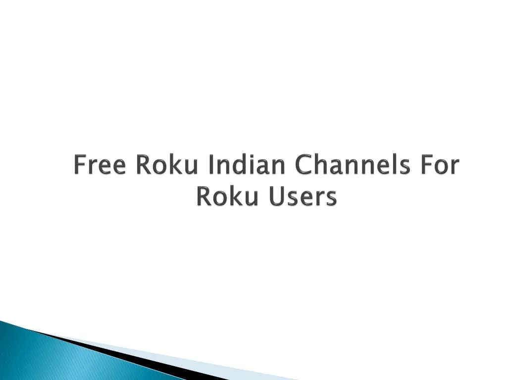 free roku indian channels for roku users