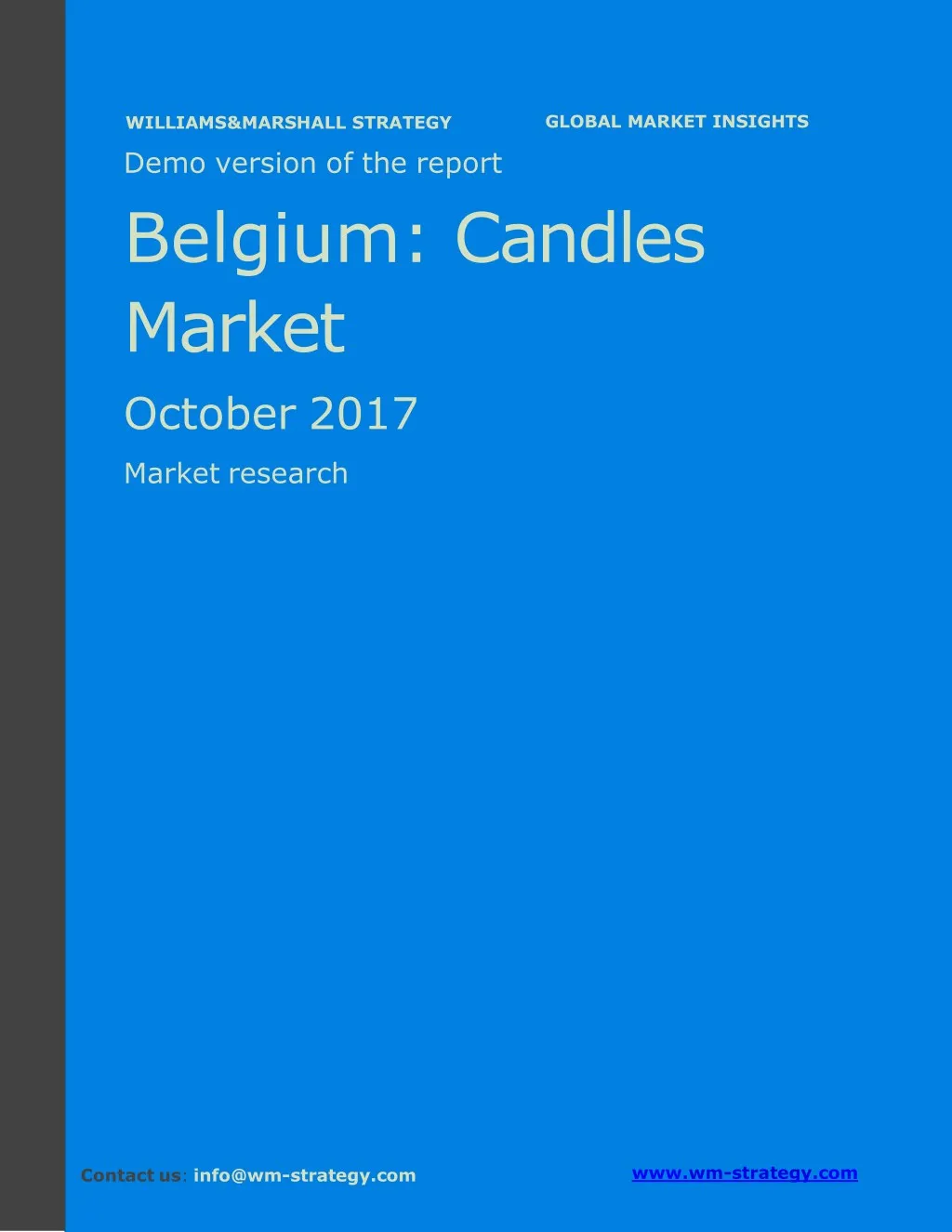 demo version belgium candles market september 2017