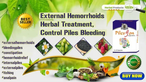 External Hemorrhoids Herbal Treatment, Control Piles Bleeding