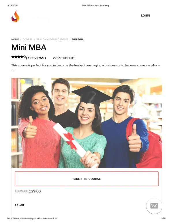 Mini MBA - John Academy
