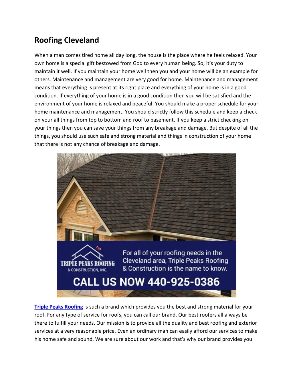 roofing cleveland