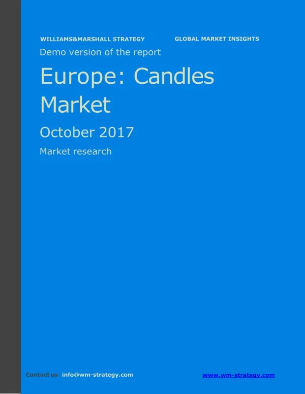 WMStrategy Demo Europe Candles Market October 2017