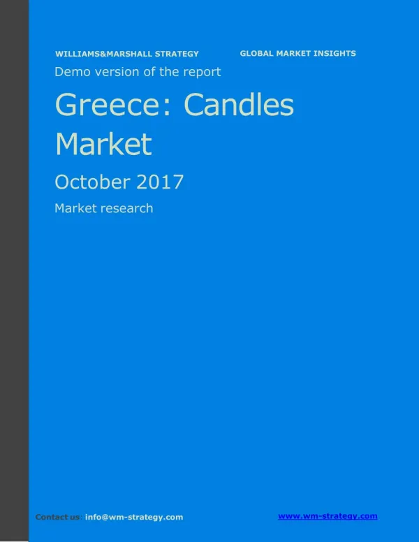 WMStrategy Demo Greece Candles Market October 2017