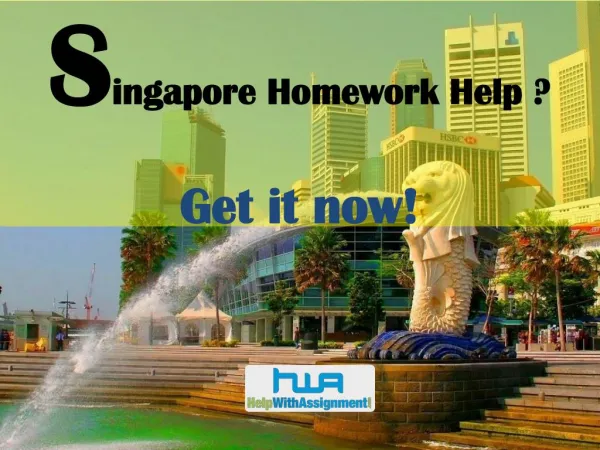 Get Top Homework Help Singapore- Help With Assignment