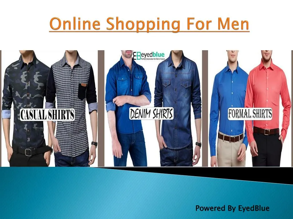 online shopping for men