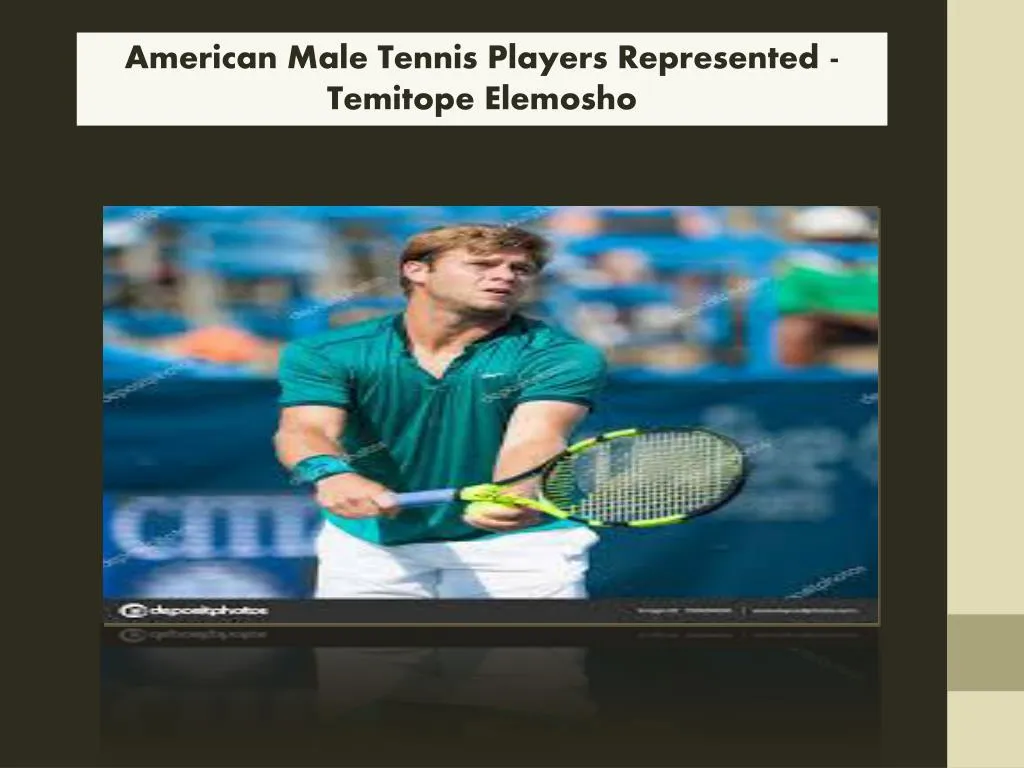 american male tennis players represented temitope