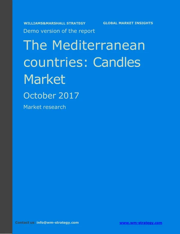 WMStrategy Demo The Mediterranean countries Candles Market October 2017