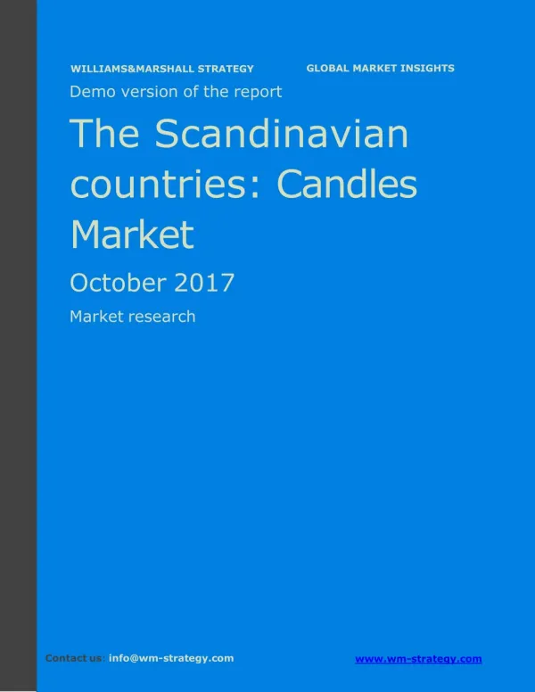 WMStrategy Demo The Scandinavian countries Candles Market October 2017