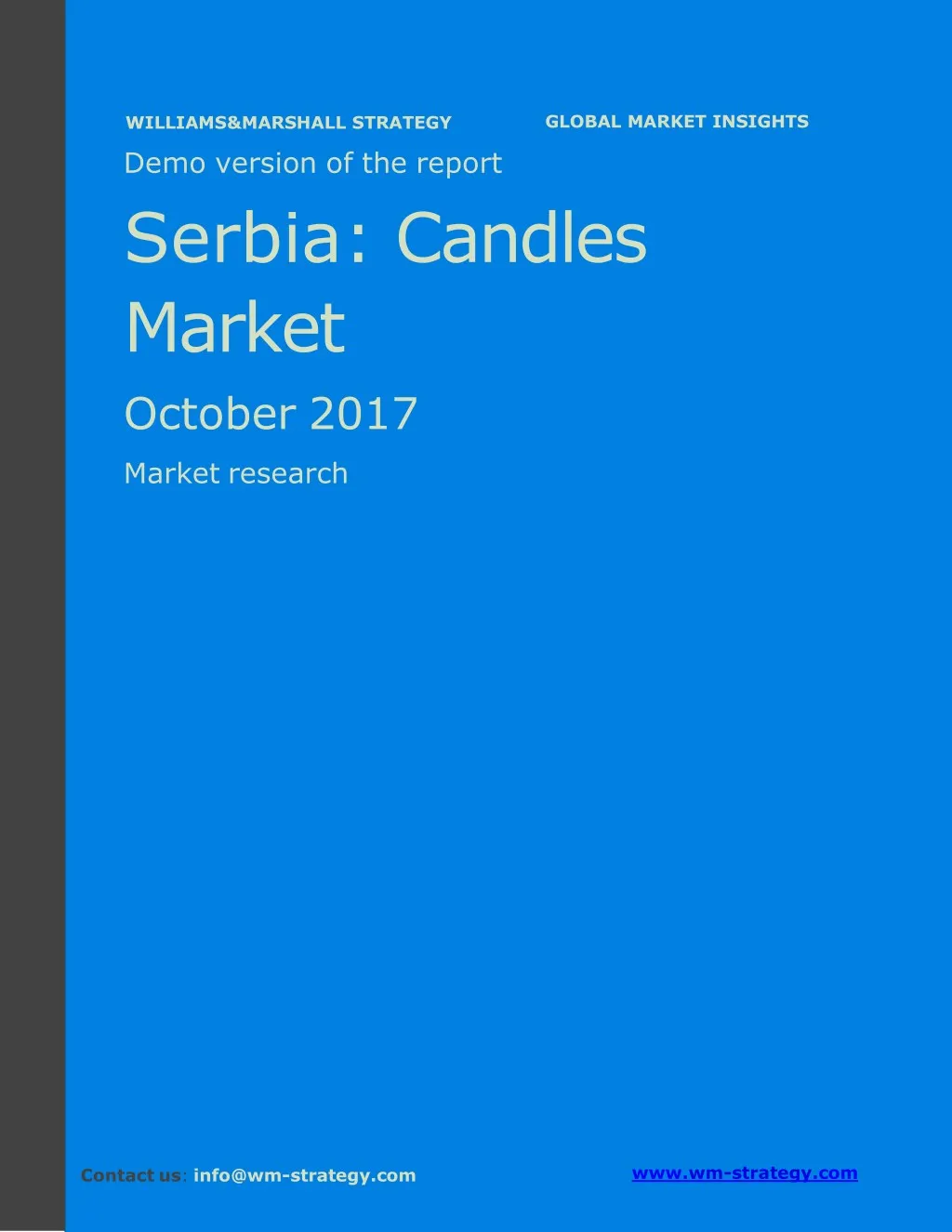 demo version serbia candles market september 2017