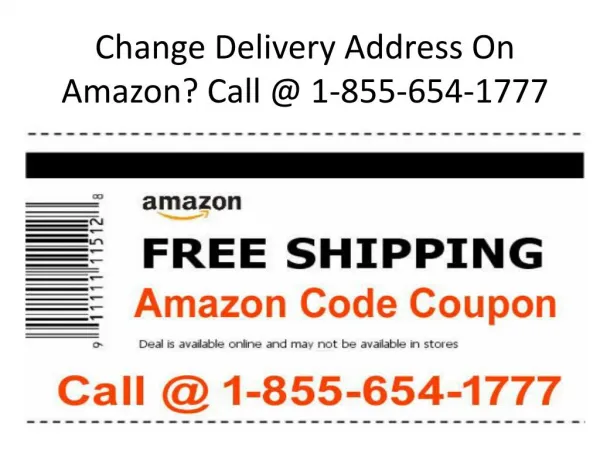 Amazon Product Not Delivered? Call Now 1-855-654-1777