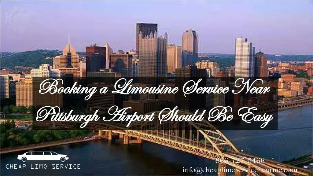 booking a limousine service near pittsburgh