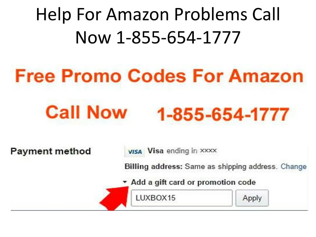 help for amazon problems call now 1 855 654 1777