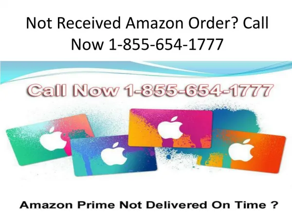 Amazon Issues Today? Call Now 1-855-654-1777