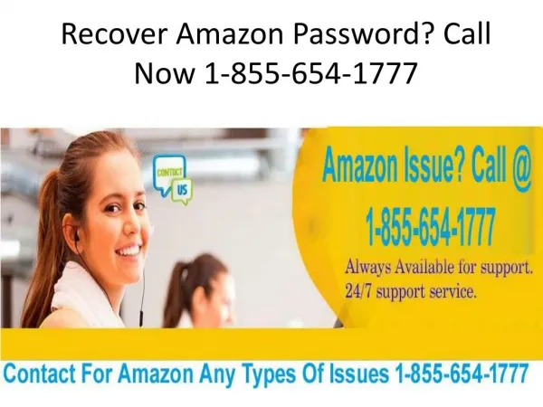 Unable To Login To Amazon? Call Now 1-855-654-1777