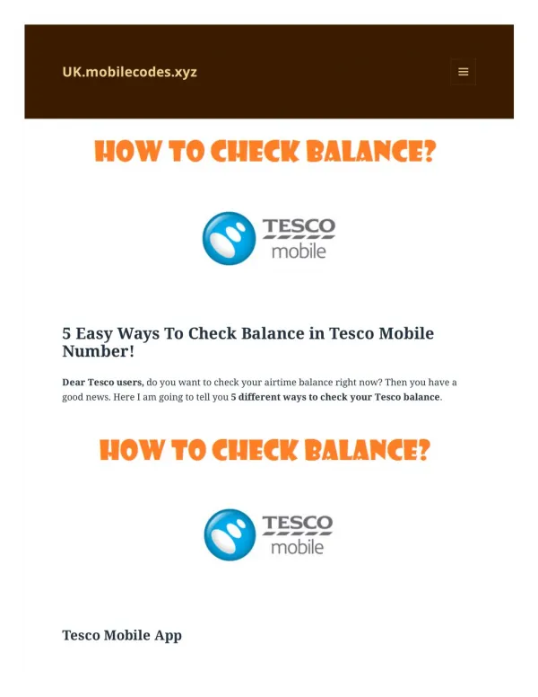 UK telecom balance check