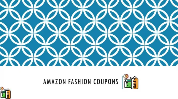 Amazon Fashion Coupons